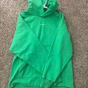 Acne Studios green hoodie